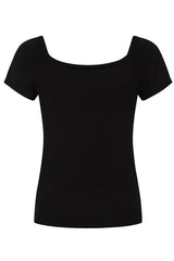 Ginny knitted top Black