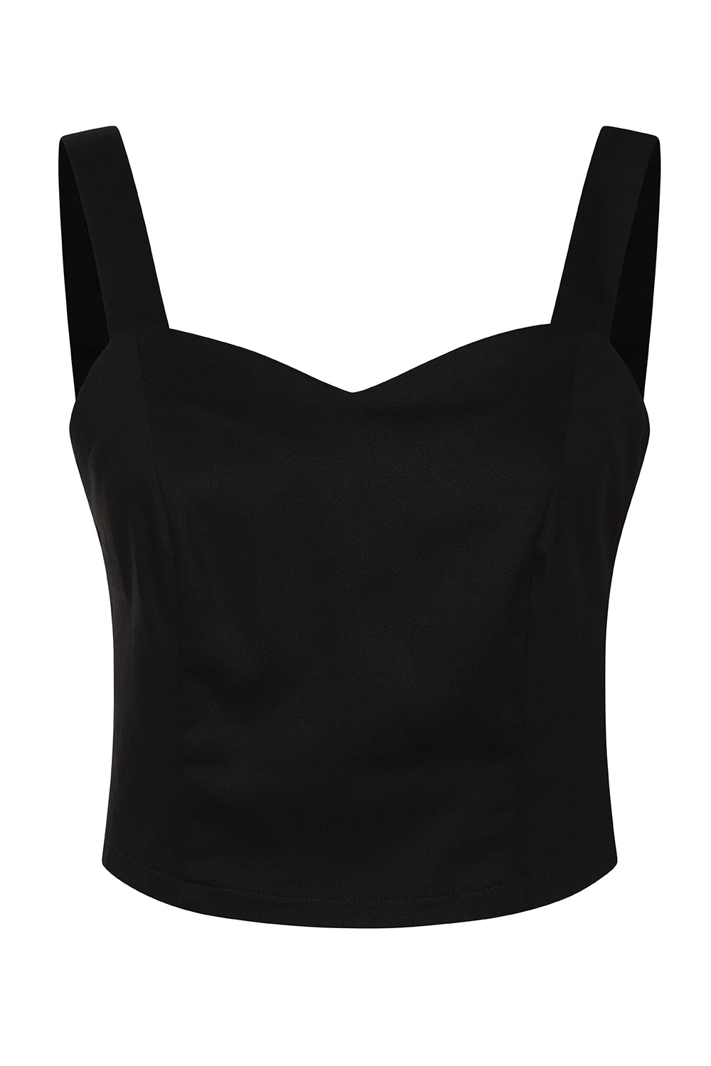 Maisie plain top Black