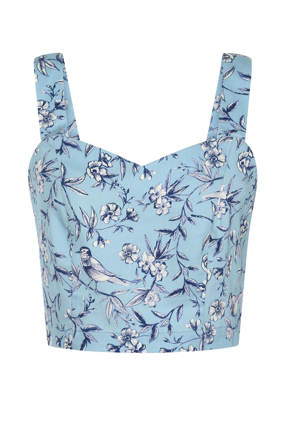 Maisie toile top Light Blue
