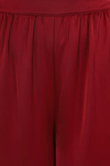 SOPHIA LUXE TROUSER Burgundy
