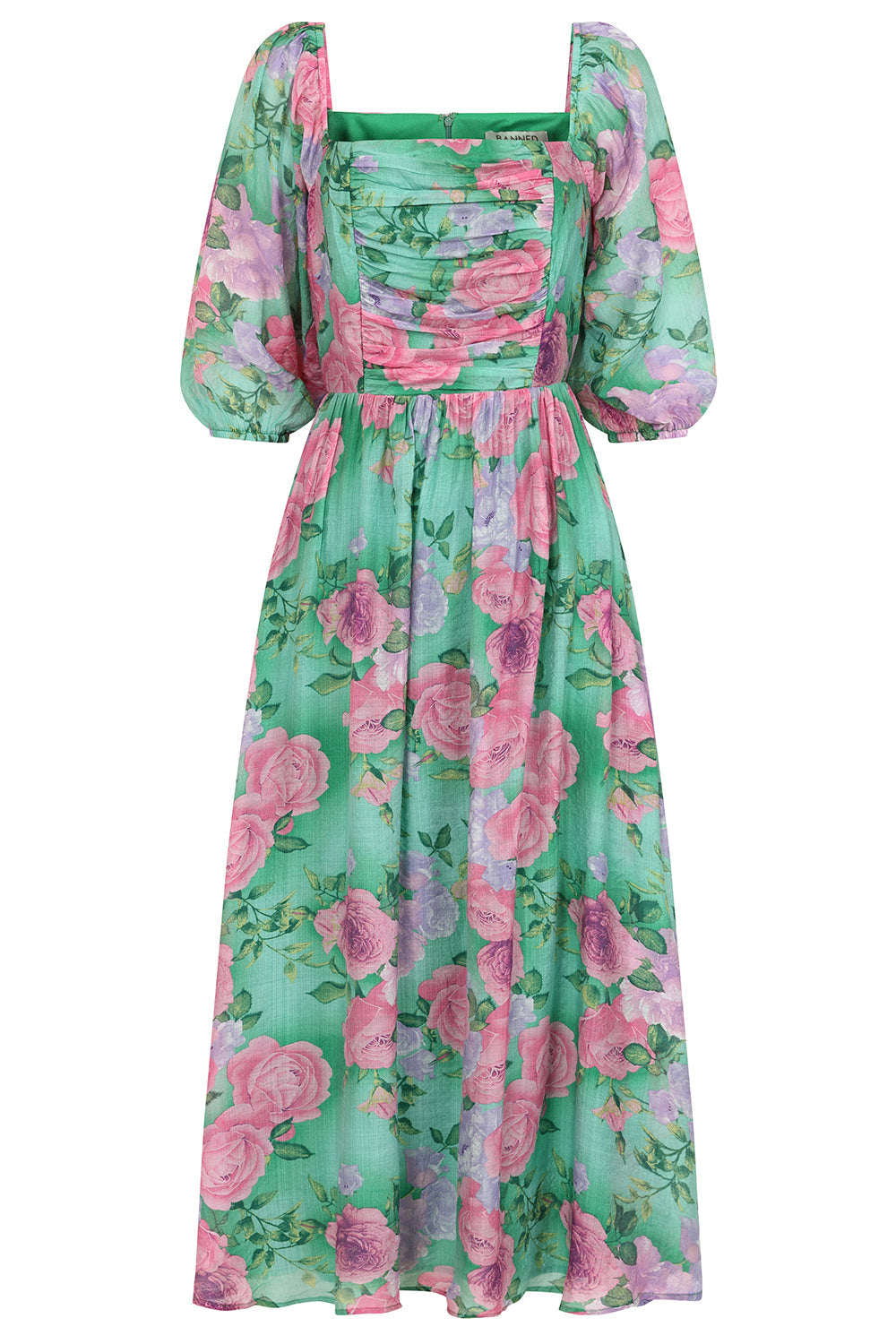 SANDY FLOWER DRESS Green