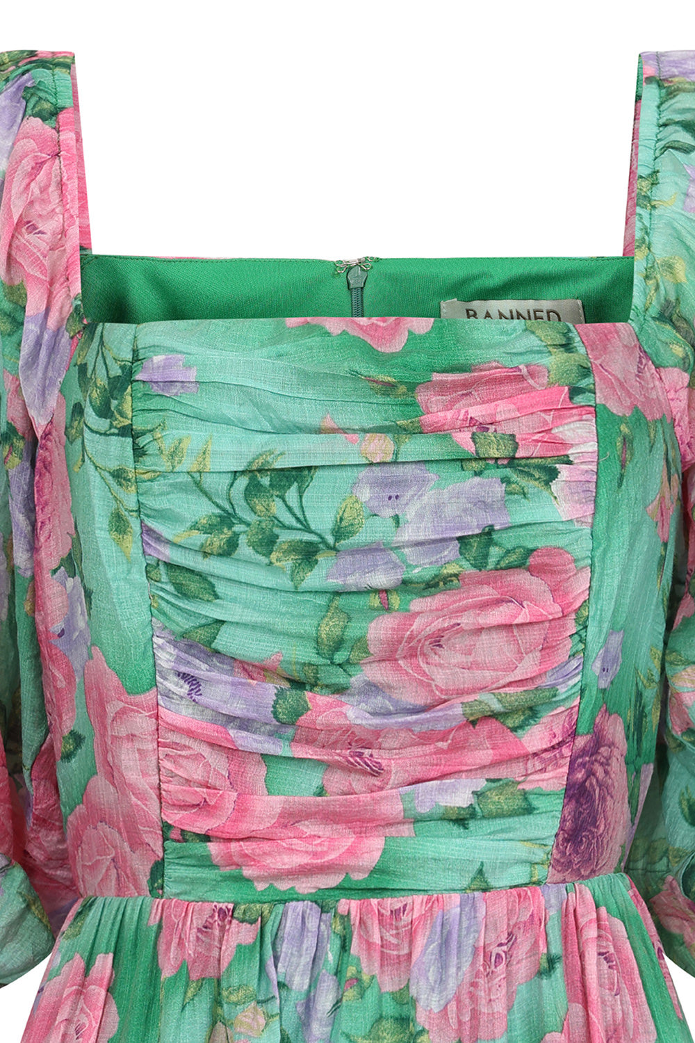 SANDY FLOWER DRESS Green