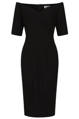 Amalia pencil dress Black