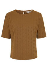 MAISE SEA WAVES TOP Brown