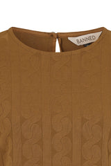MAISE SEA WAVES TOP Brown