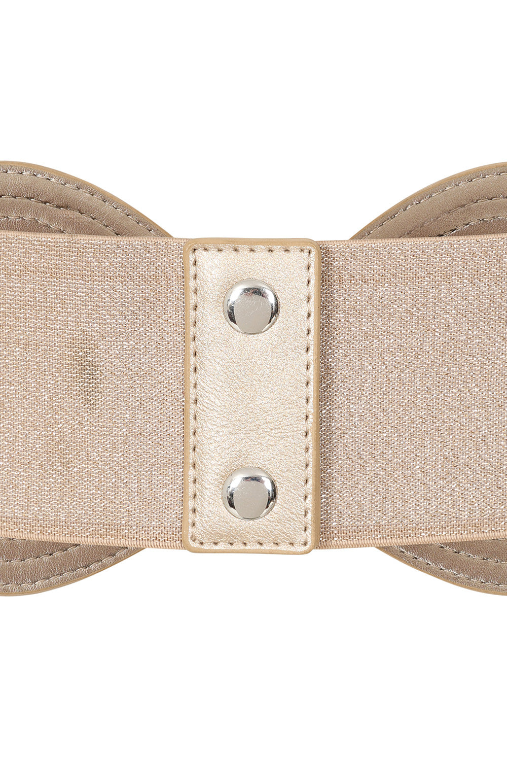 BANNED Heartbeat Elastic Belt   Retro and Rockabilly Heart Elasticated Belt Gold