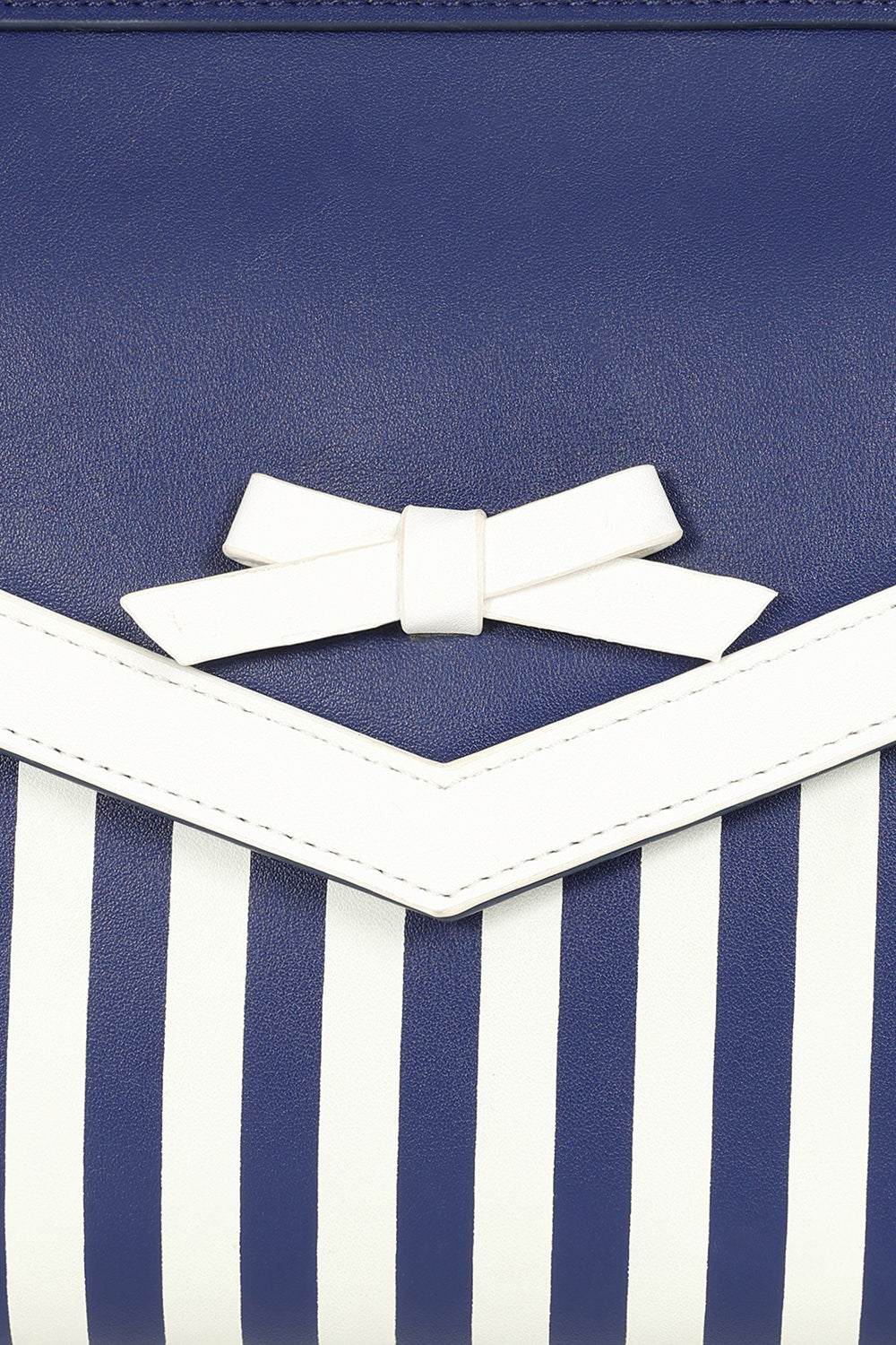 BANNED Ravello Nautical Stripe Handbag | 1940s-Inspired Maritime Style-Navy-One Size-EU