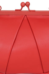 BANNED Shirley Trapeze Handbag | 1940s-Inspired Vintage Style-Red-One Size-EU