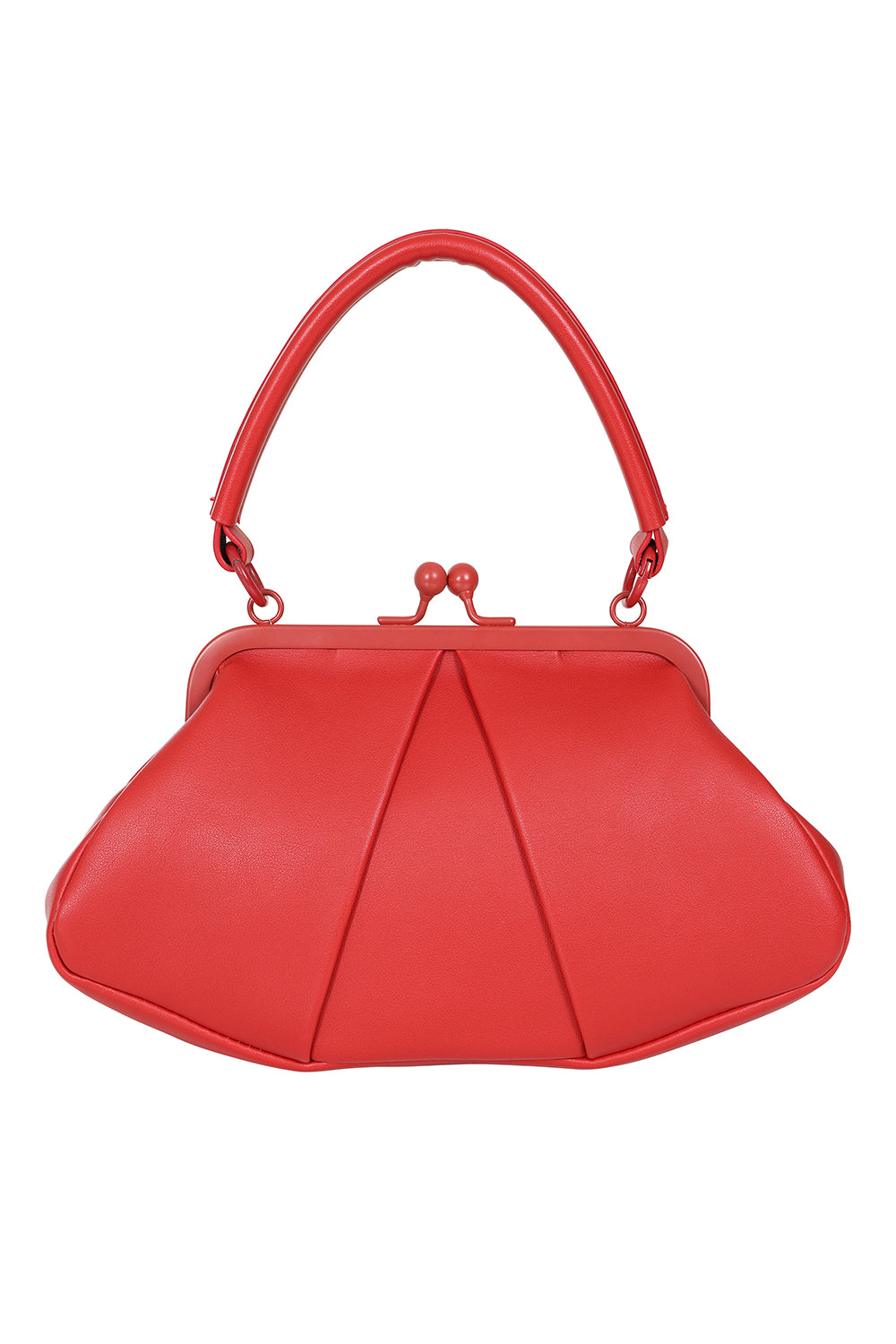 BANNED Shirley Trapeze Handbag | 1940s-Inspired Vintage Style-Red-One Size-EU