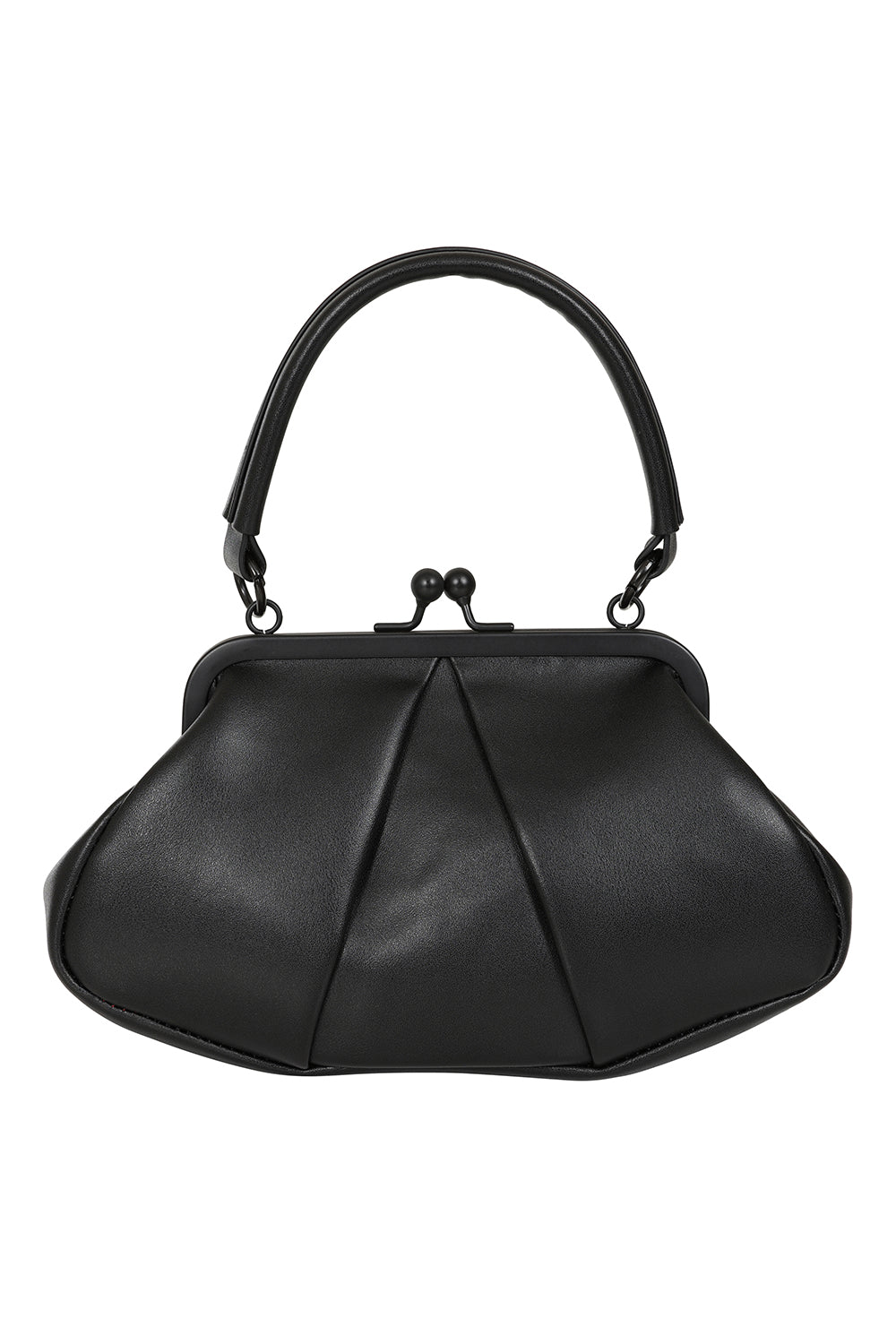 BANNED Shirley Trapeze Handbag | 1940s-Inspired Vintage Style-Black-One Size-EU