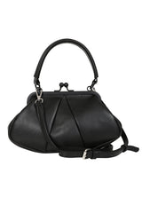 BANNED Shirley Trapeze Handbag | 1940s-Inspired Vintage Style-Black-One Size-EU