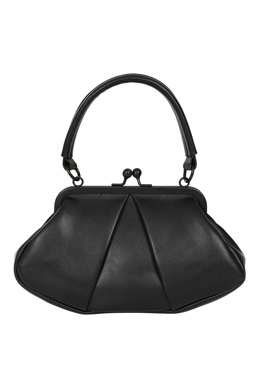 BANNED Shirley Trapeze Handbag | 1940s-Inspired Vintage Style-Black-One Size-EU