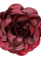 Burgundy ROMANTIC BLOOM BROOCH