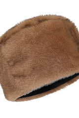 Tan LORNA FUR HAT