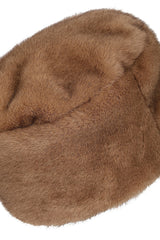 Tan LORNA FUR HAT