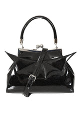 Black ELVIRA SHIMMER HANDBAG