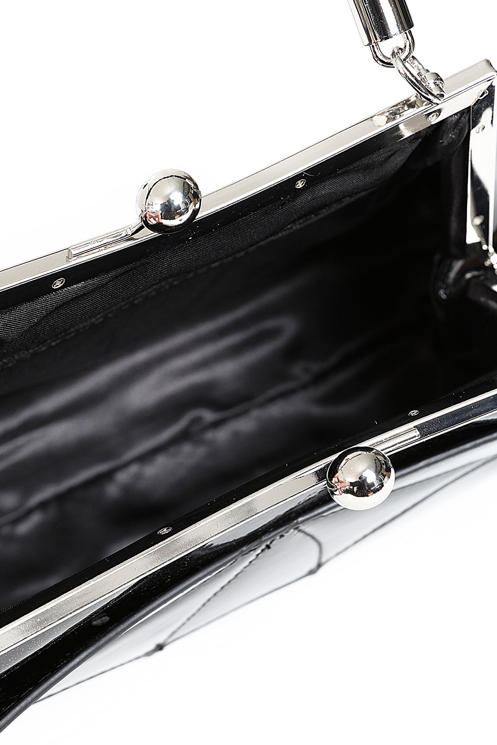 Black ELVIRA SHIMMER HANDBAG