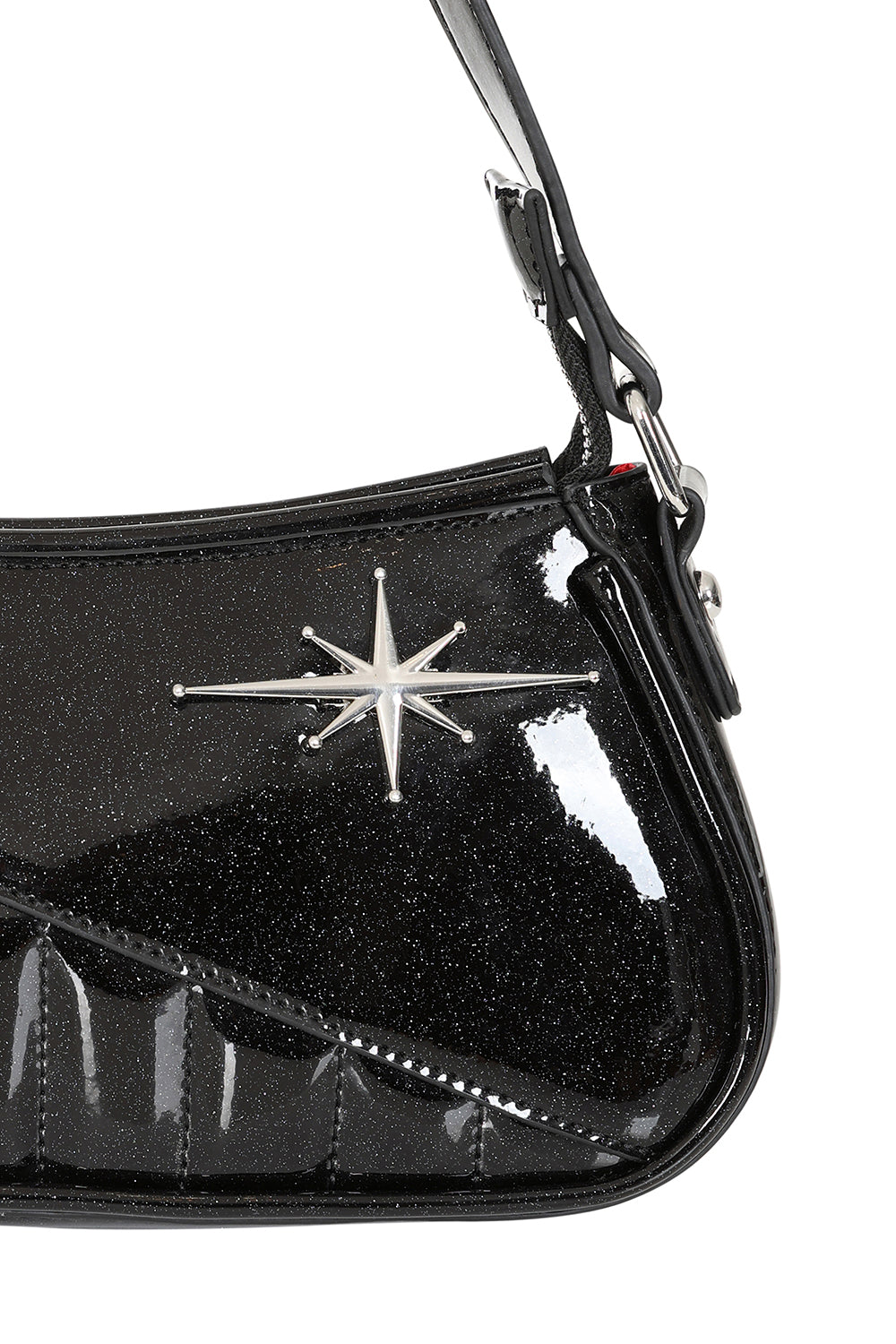Black STARLIT SHIMMER HANDBAG