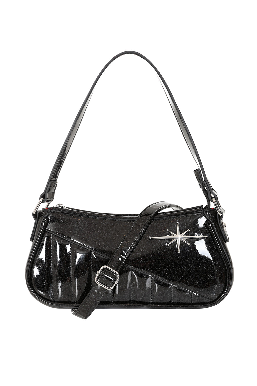 Black STARLIT SHIMMER HANDBAG