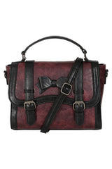 Burgundy VINTAGE VOYAGER HANDBAG