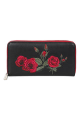 Black ROSE GARDEN PURSE