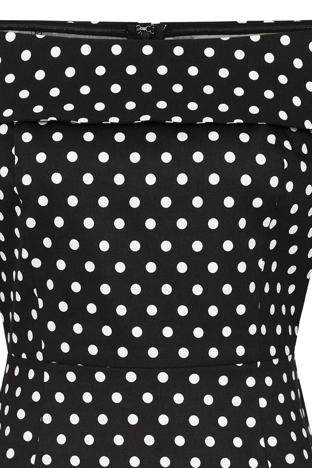 BANNED RETRO Terry Polka Dot BLACK Pencil Dress