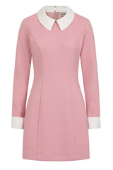 Banned Vera 60s Mini Dress - Retro Style Peter Pan Collar Dress