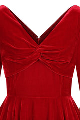 Banned Retro Nina Velvet Swing Dress
