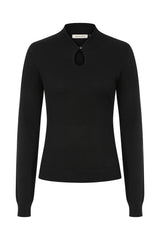 Banned's Mara High-Neck Teardrop Cutout Jumper