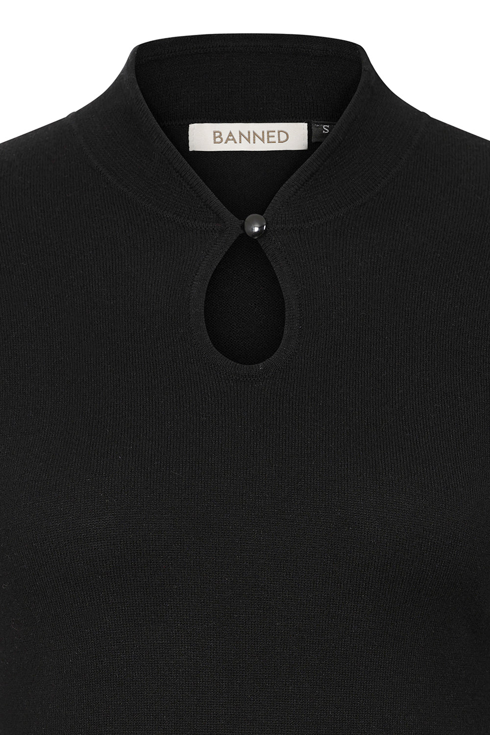 Banned's Mara High-Neck Teardrop Cutout Jumper