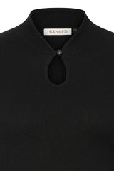 Banned's Mara High-Neck Teardrop Cutout Jumper