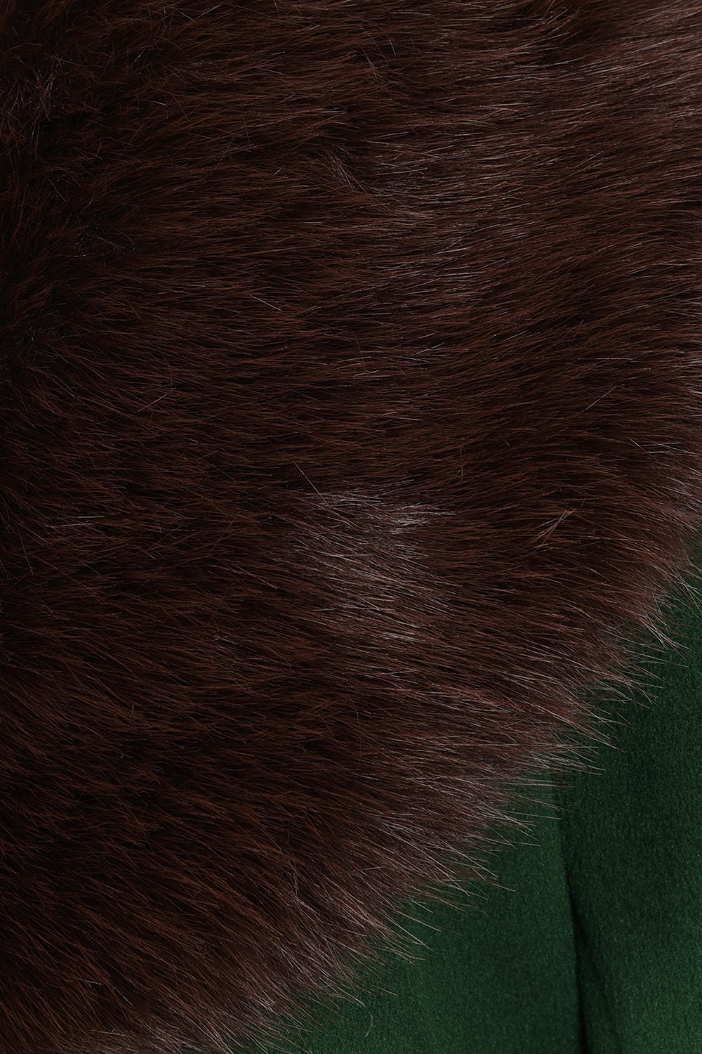 Banned Martha Fur Trim Swing Coat - 50s Style Faux Fur Collar Coat