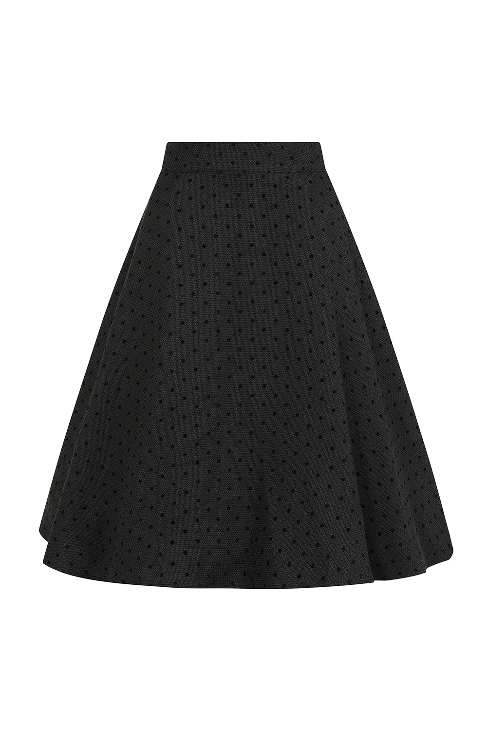 1950's Banned Retro Annie Rose spot texture swing skirt