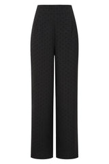Banned Retro 1950's Black Penny Polka Please trouser