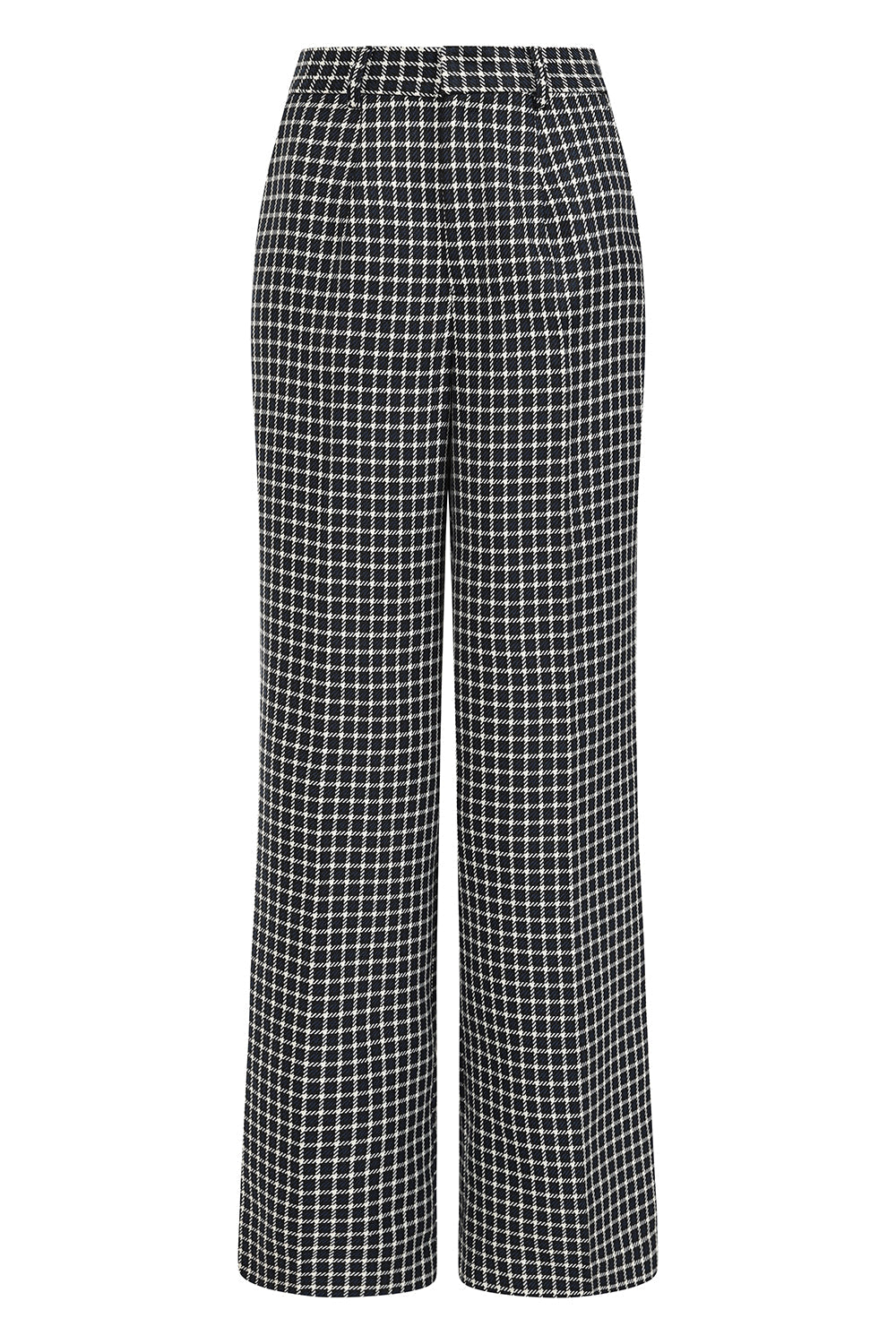 Banned Retro 1950's Style May check Navy Trouser