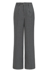 Banned Retro 1950's Style May check Navy Trouser