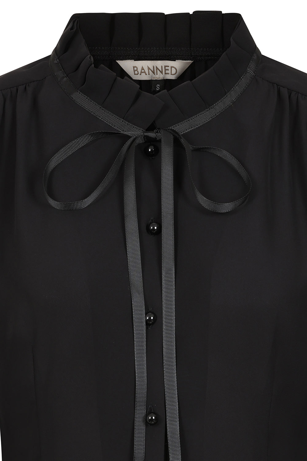 Banned Retro 1950's Hellly white Blouse