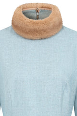 Banned Retro Lorna Fur Collar Dress