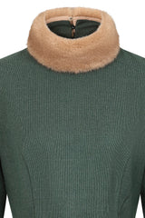Banned Retro Lorna Fur Collar Dress