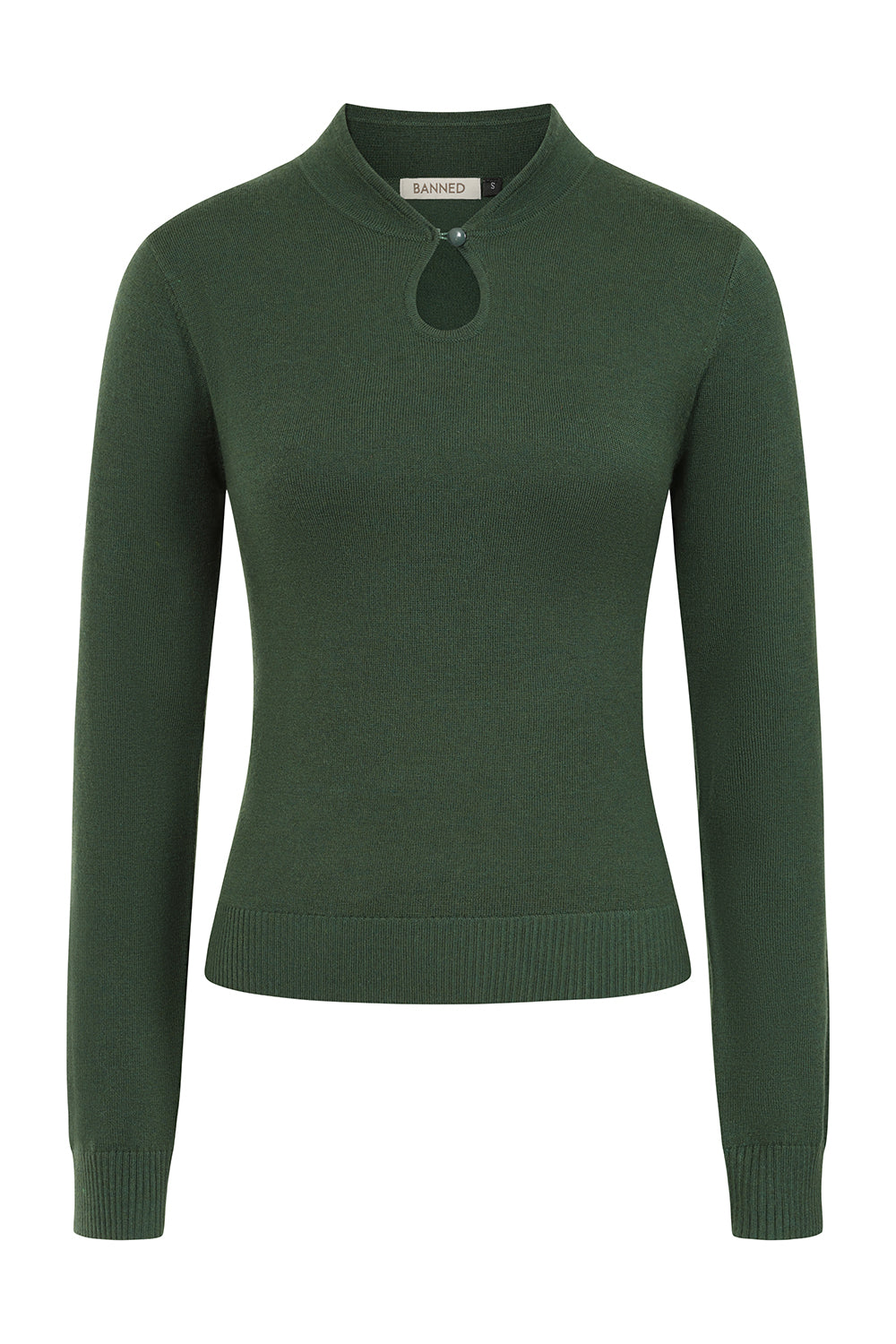 Banned's Mara High-Neck Teardrop Cutout Jumper