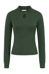 Banned's Mara High-Neck Teardrop Cutout Jumper