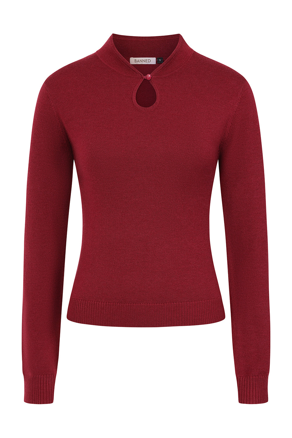 Banned's Mara High-Neck Teardrop Cutout Jumper
