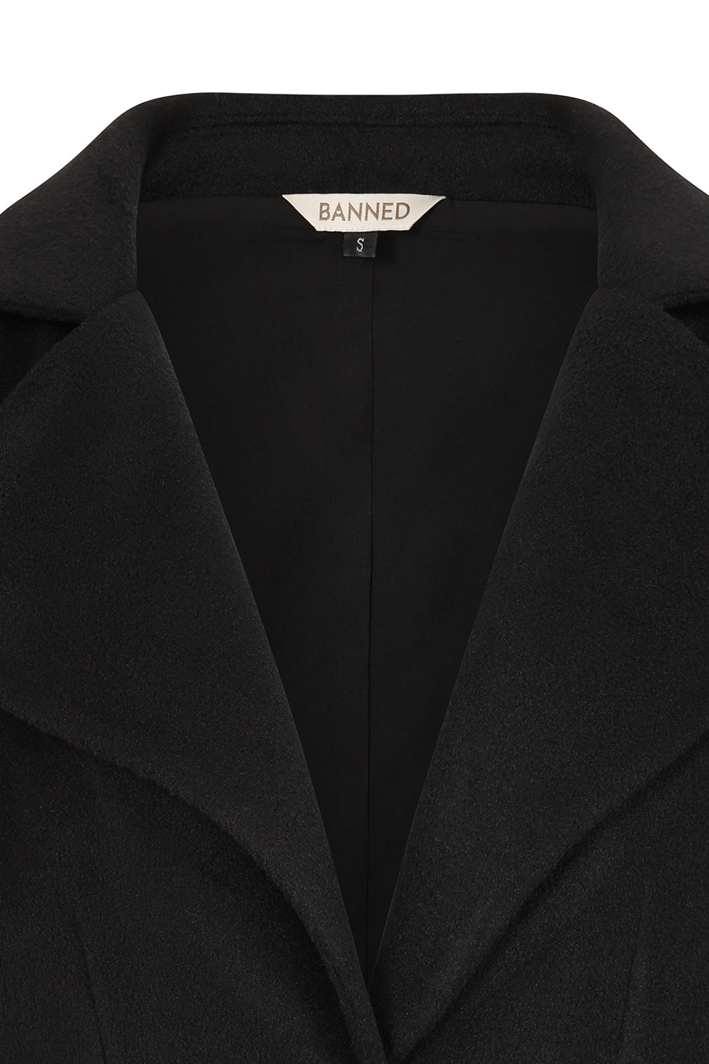 Banned Marilyn 50s Cropped Jacket - Vintage Style Wide Collar Jacket