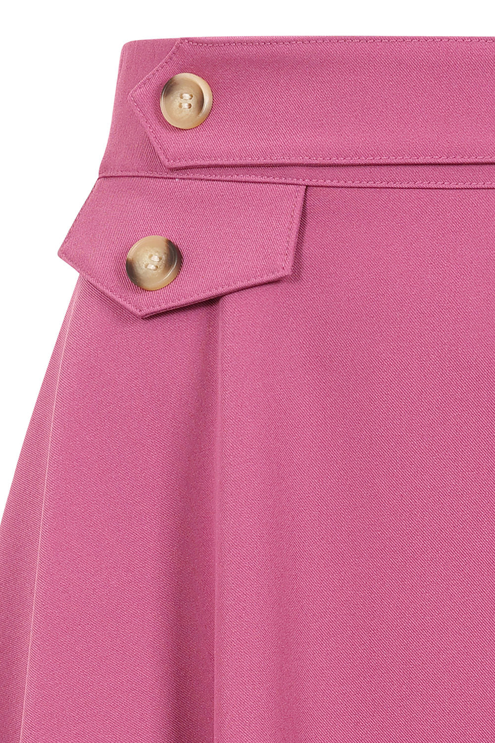 Banned Retro Book Club Swing Skirt with Button and faux flap pocket details