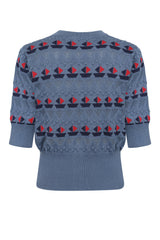 KITTY SAIL CARDIGAN Dark Blue