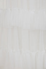 Banned Mia Single Layer Petticoat - 50s Style Double Frill Soft Mesh Underskirt