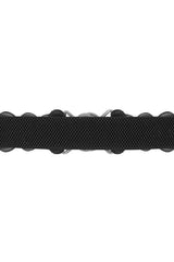 Banned Retro Audrey Woven Elasticated Belt Vintage-Inspired Stretch Waist Belt-Black