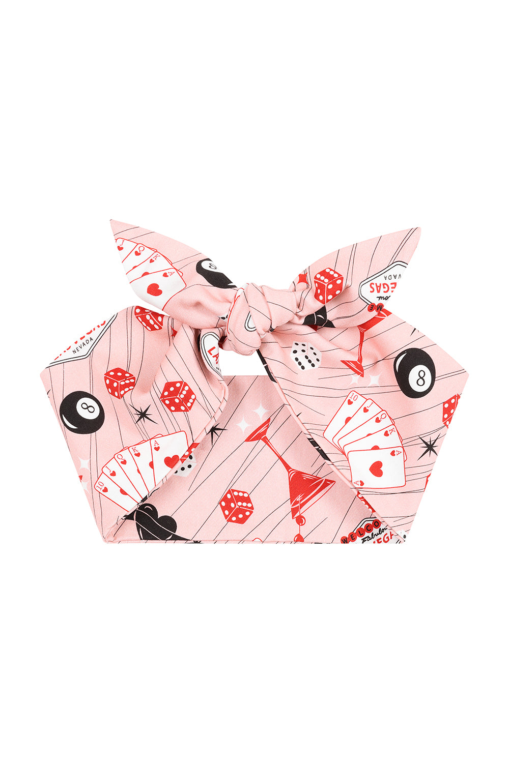 Banned Retro Viva Las Vegas Bandana-Pink
