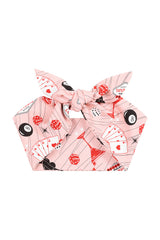 Banned Retro Viva Las Vegas Bandana-Pink