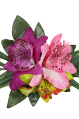 Banned Retro Tropical Bloom Clip Hair Accessory-Fucsia
